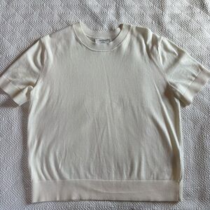 Banana Republic Ivory Crewneck Sweater